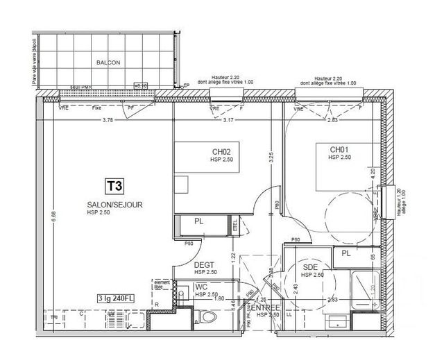 Appartement T3 à vendre - 3 pièces - 62.95 m2 - LE RHEU - 35 - BRETAGNE - Century 21 Reine Immobilier