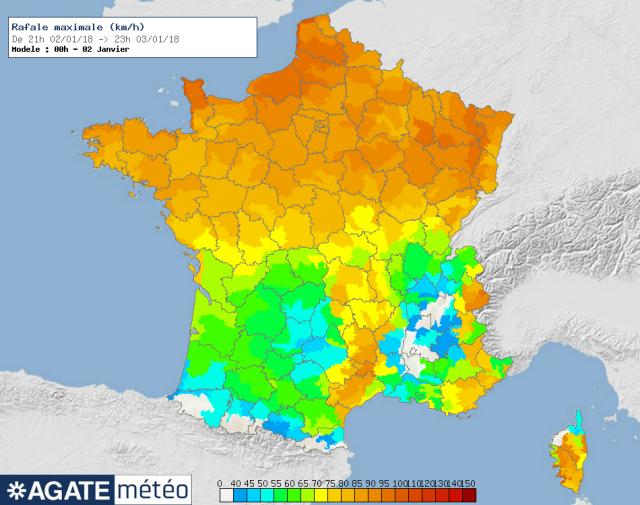 carte des vents