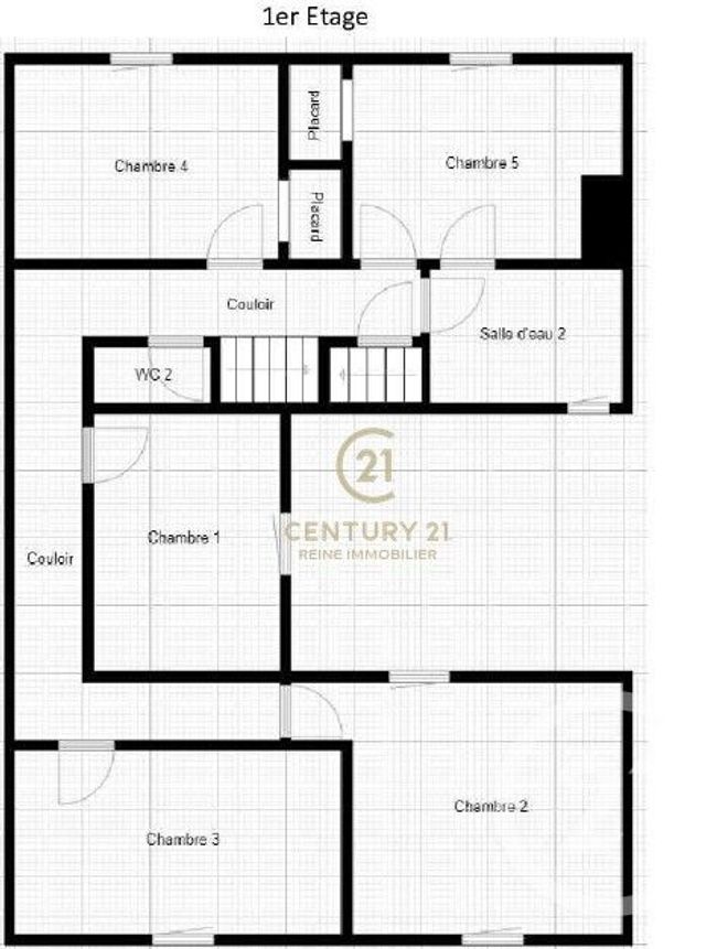 maison à vendre - 6 pièces - 124.28 m2 - RENNES - 35 - BRETAGNE - Century 21 Reine Immobilier
