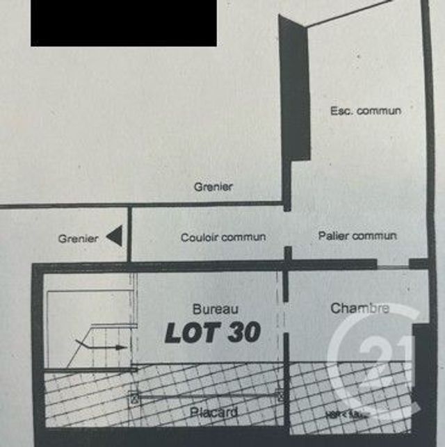 Appartement T5 à vendre - 5 pièces - 111.02 m2 - RENNES - 35 - BRETAGNE - Century 21 Reine Immobilier