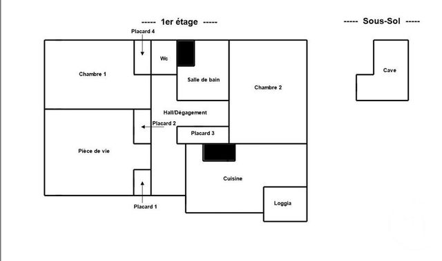 Appartement F3 à vendre - 3 pièces - 58.6 m2 - RENNES - 35 - BRETAGNE - Century 21 Reine Immobilier