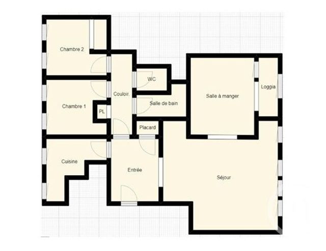 Appartement F3 à vendre - 3 pièces - 74.05 m2 - RENNES - 35 - BRETAGNE - Century 21 Reine Immobilier